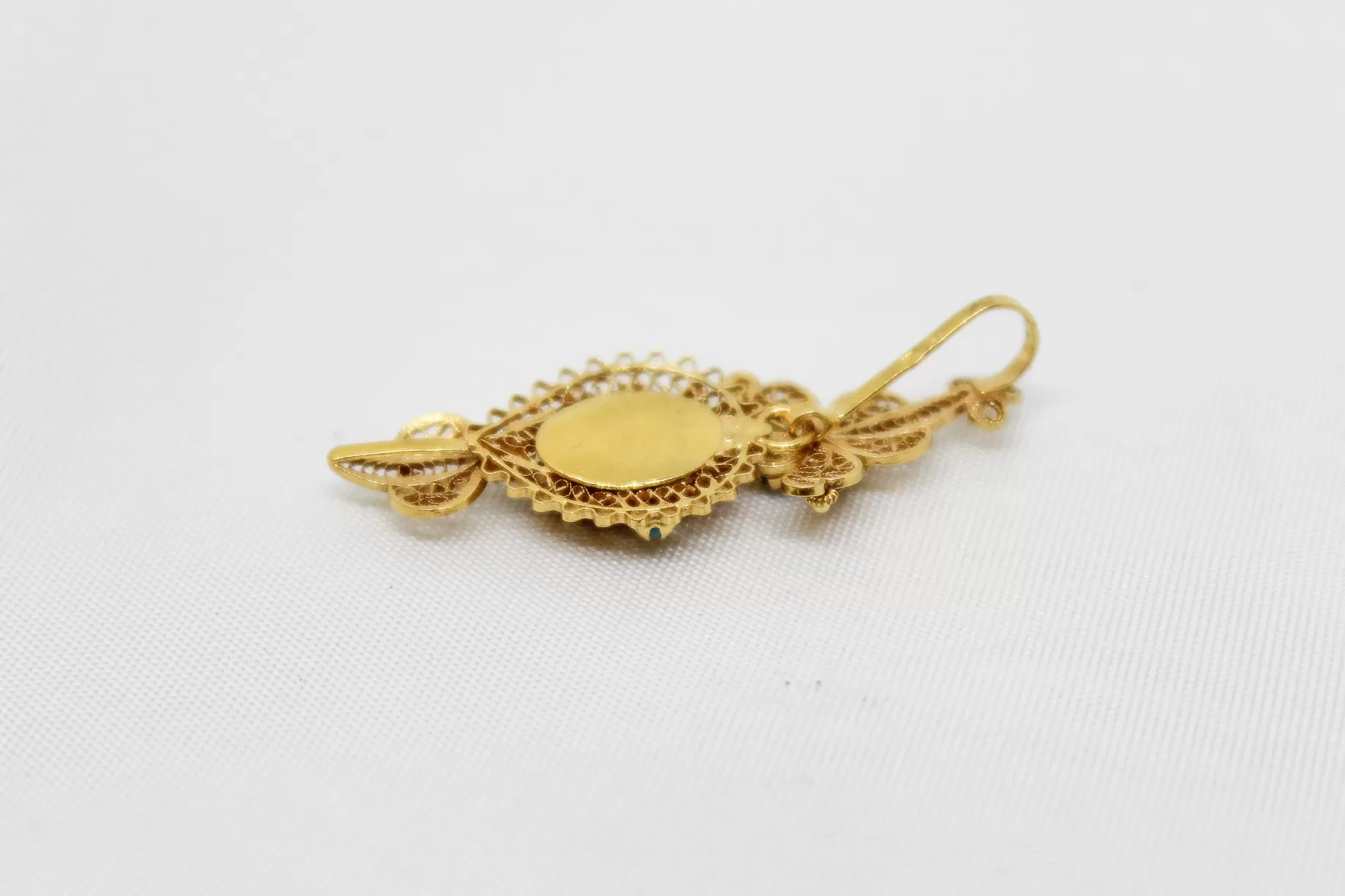 Medalha em ouro relicário 38mm
